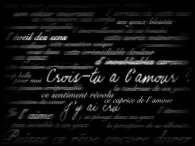 Crois tu a l'amour?